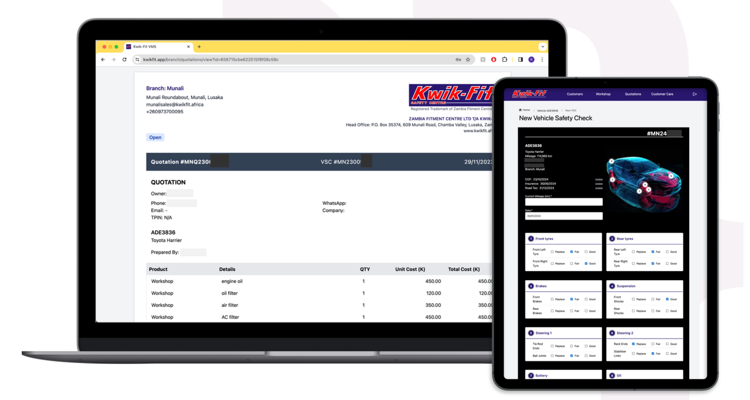 Progress Tracking Interface